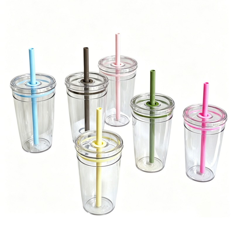 I-clear ang PC Straw Tumbler