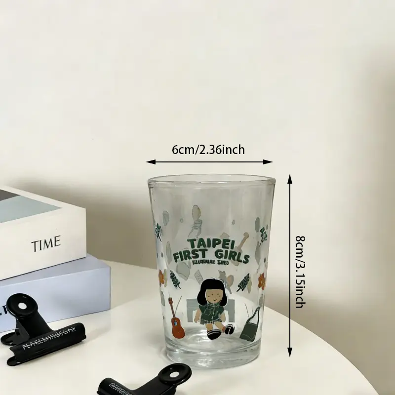Custom na Conical Glass Tumbler