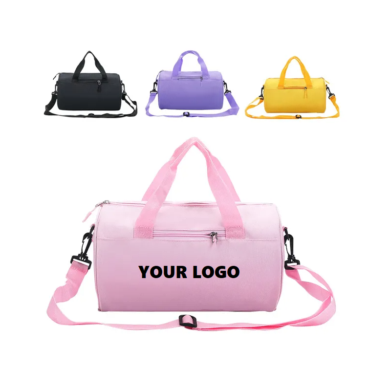 Custom na Cylinder Gym Duffle Bag