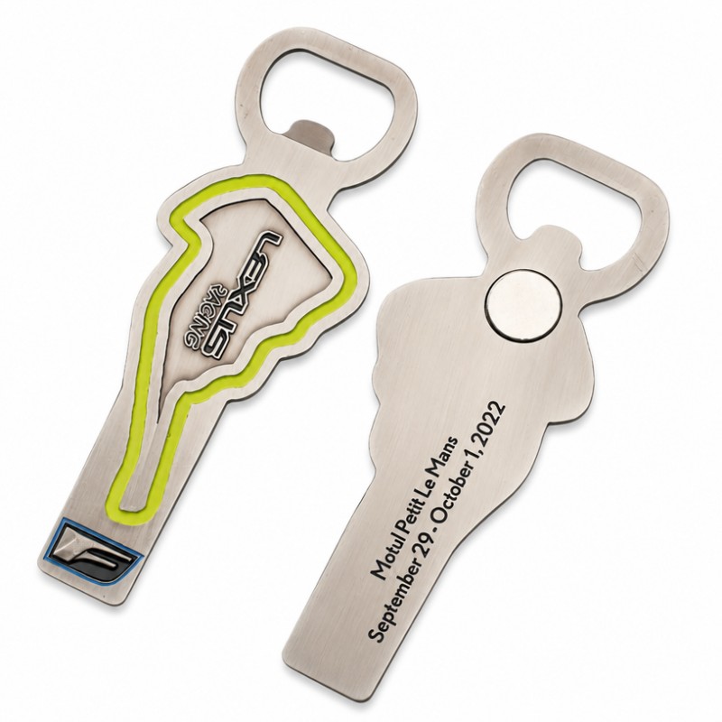 Custom na Metal Bottle Opener Fridge Magnets