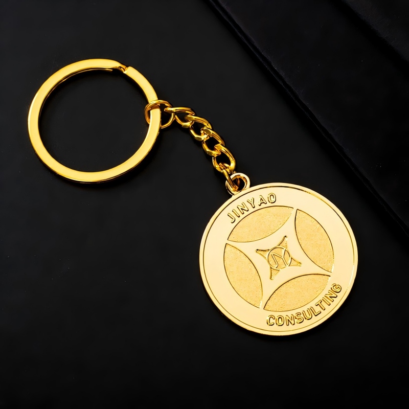 Custom na Metal Keychain