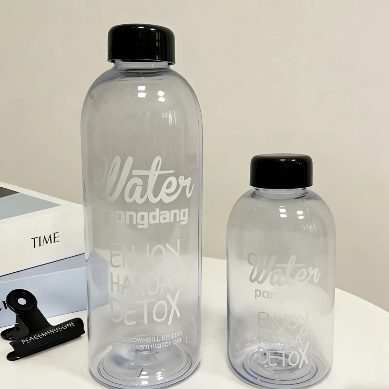 Transparent Reusable Plastic Water Bottles