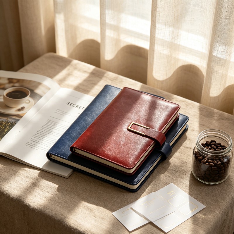 Premium PU Leather Hardcover Notebook