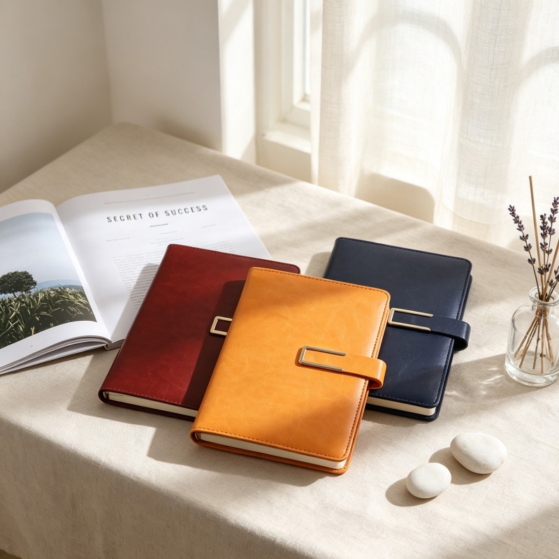 Premium PU Leather Hardcover Notebook